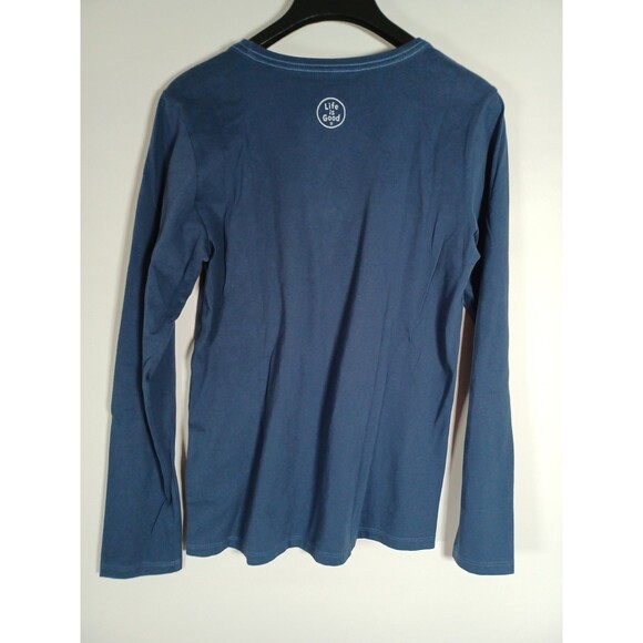 Life is Good Crusher Tee Medium Believe There is Good Bird Gorpcore Outdoor - Picture 4 of 5